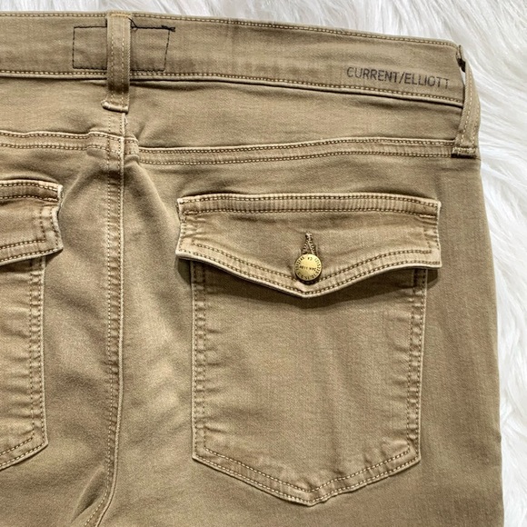 SOLD-Current/Elliott Moto Zippered Skinny Jeans - Picture 9 of 12